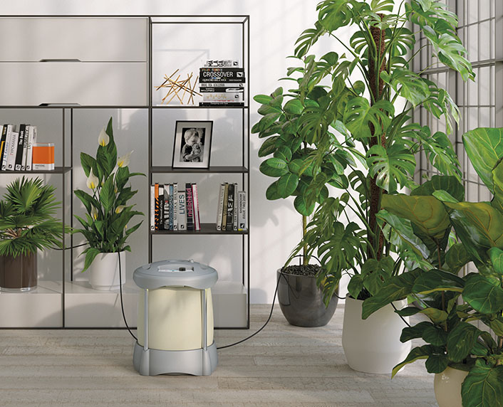 Un sistema de riego automático para las plantas de interior 